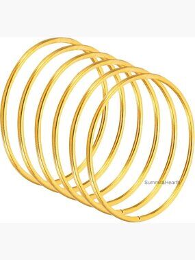 6 Metal Dream Catcher Rings 2.6 Inch DIY Craft Home Decor